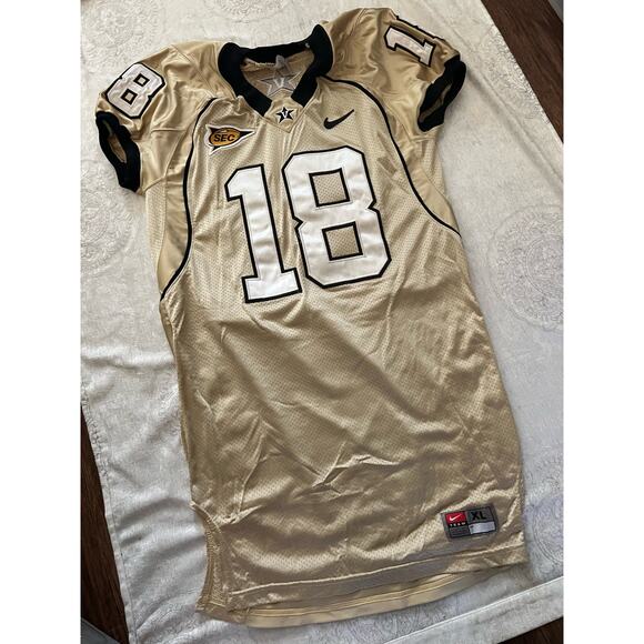 Vanderbilt Game Worn Football Jersey. #18  Dexter Daniels - Picture 1 of 7